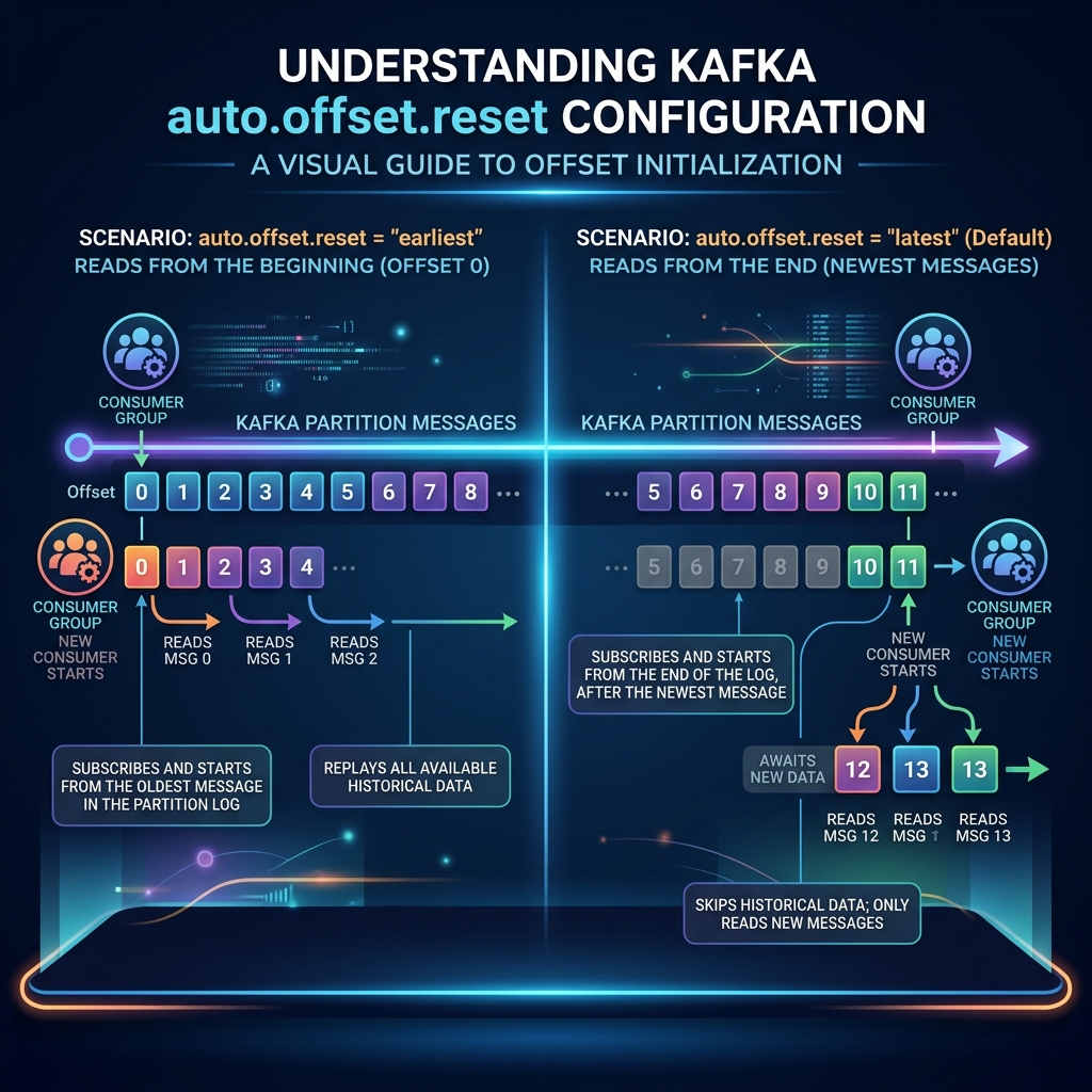 Kafka Offset Reset Options: Earliest vs. Latest
